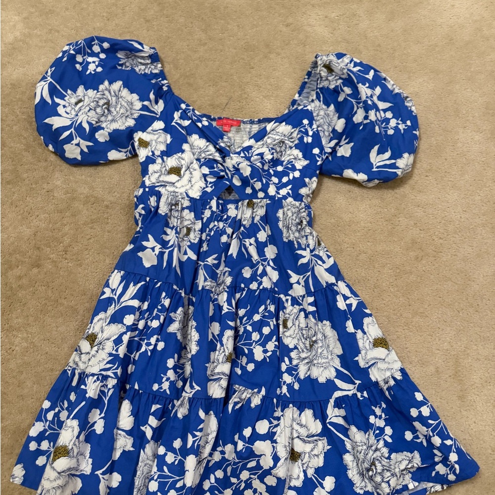 Blue Floral Dress